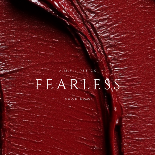 LIMITED EDITION | Fearless in Our Luxe Rhinestone Tube - A.M.F LIPSTICK