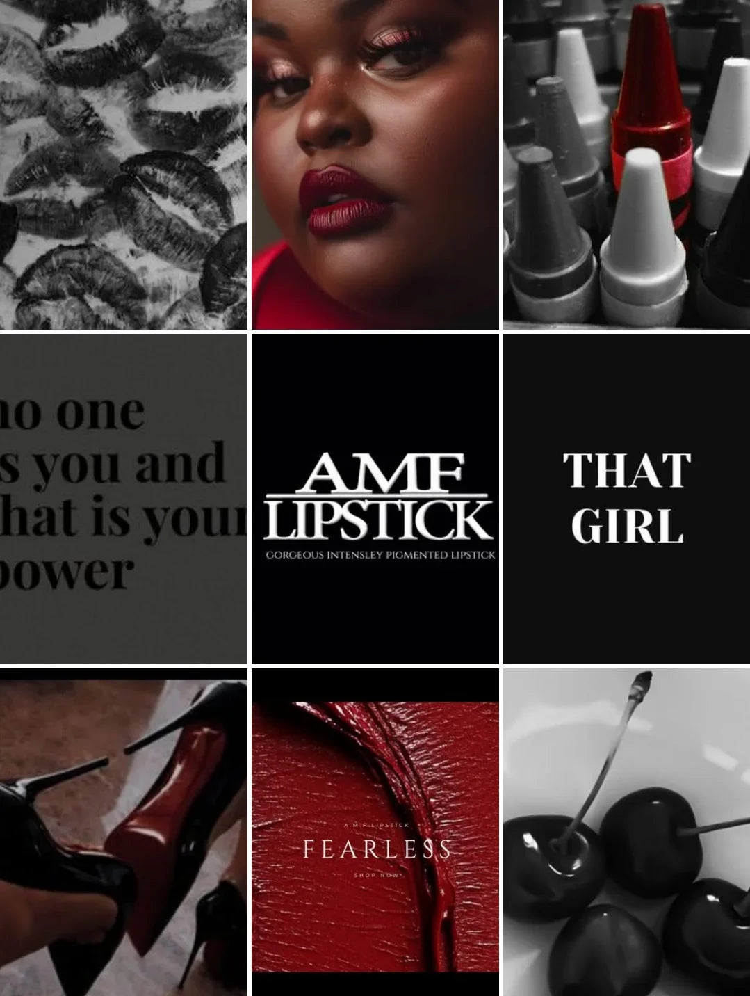 LIMITED EDITION | Fearless in Our Luxe Rhinestone Tube - A.M.F LIPSTICK