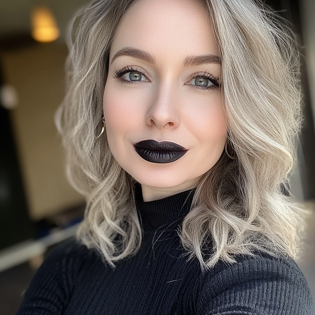 LIMITED EDITION | Black Widow in Our Luxe Rhinestone Tube