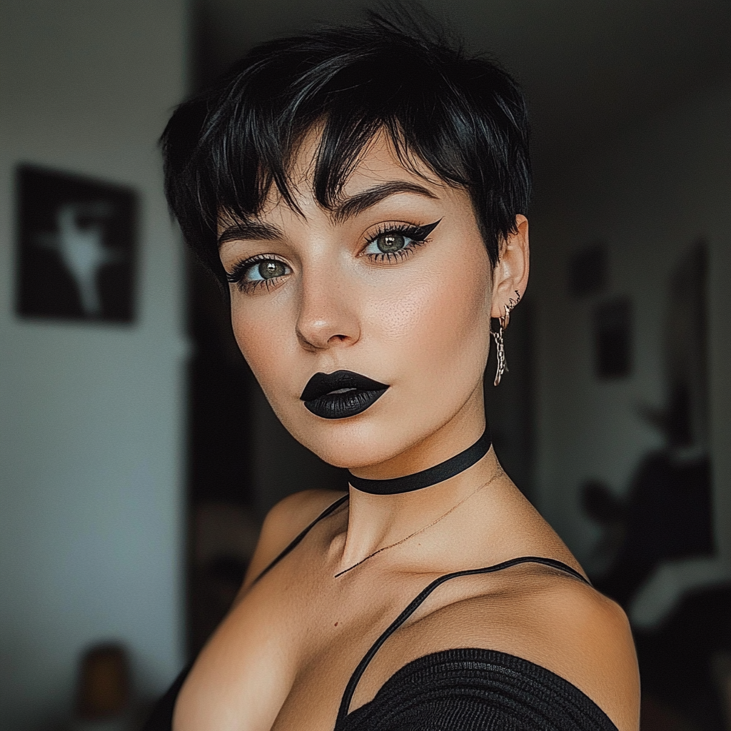 LIMITED EDITION | Black Widow in Our Luxe Rhinestone Tube