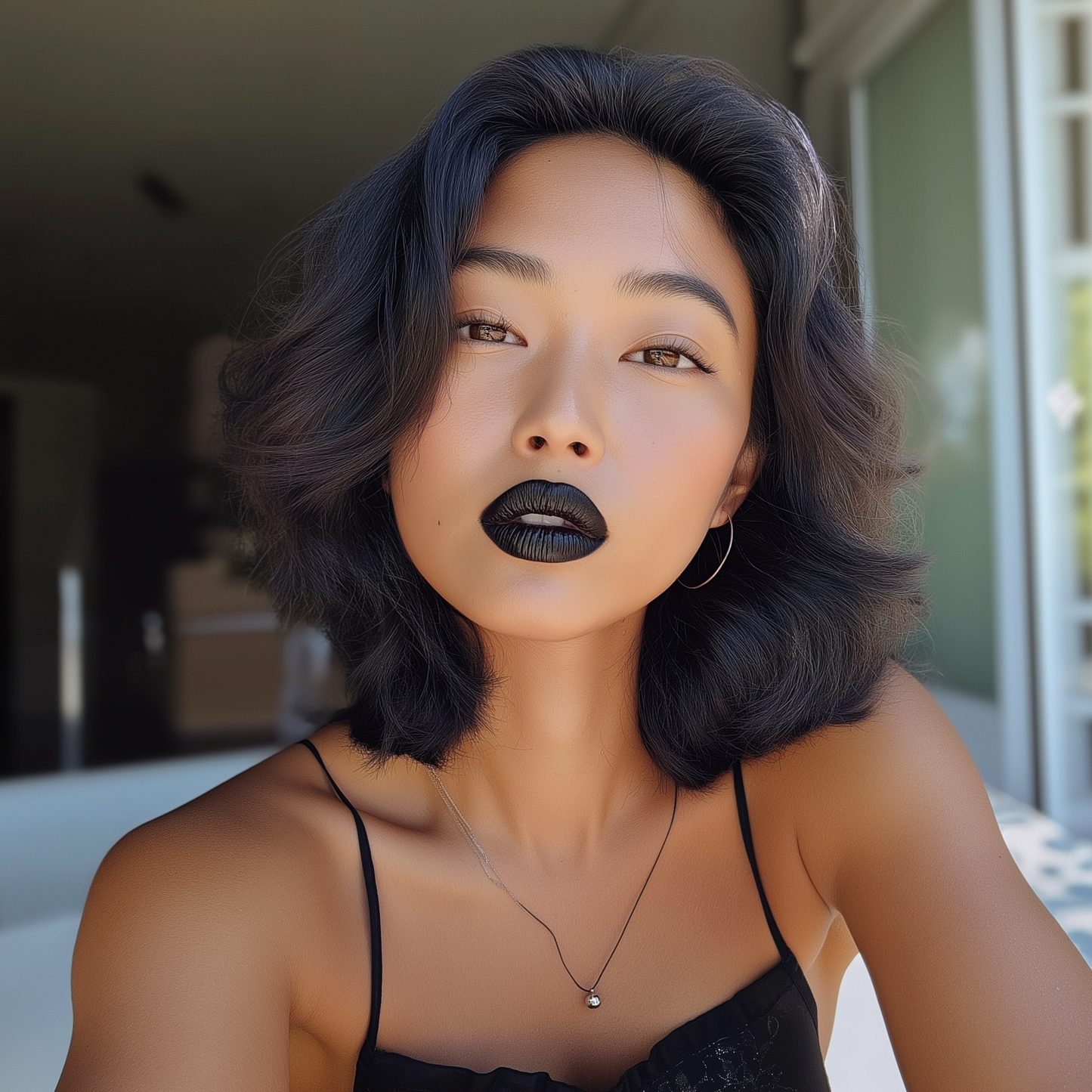 LIMITED EDITION | Black Widow in Our Luxe Rhinestone Tube